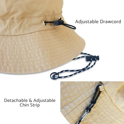 PFFY Packable Sun Bucket Hat for Men Women Outdoor UV Protection Sun Hats - color: Royalblue
