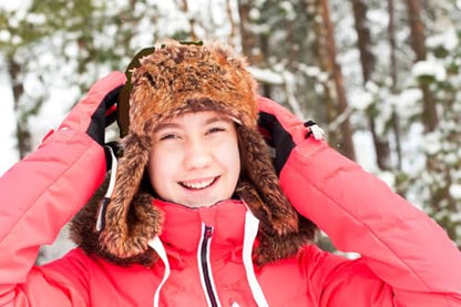 Wool Blend Aviator Trapper hat Trooper Ear Flaps Ushanka Eskimo Russian Warm Winter Cold… - color: Brown Classic Solid