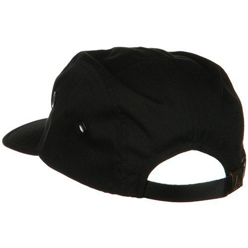 e4Hats.com 5 Panel Camouflage Twill Cap - color: Black