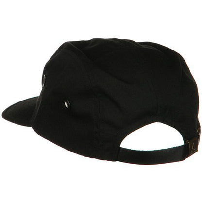 e4Hats.com 5 Panel Camouflage Twill Cap - color: Black