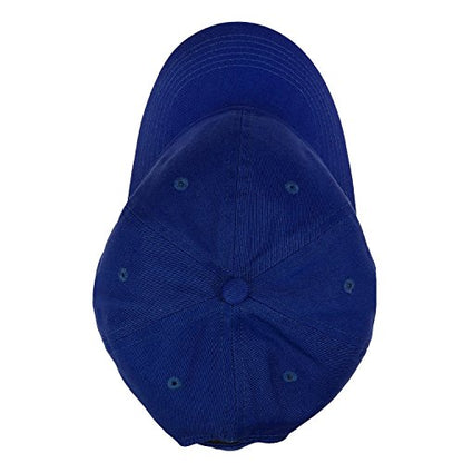Falari Classic Baseball Cap Dad Hat 100% Cotton Soft Adjustable Size - color: Royal