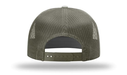 Richardson 168 Hi-Pro 7 Panel Adjustable Snapback Trucker Mesh Back Cap - color: Loden