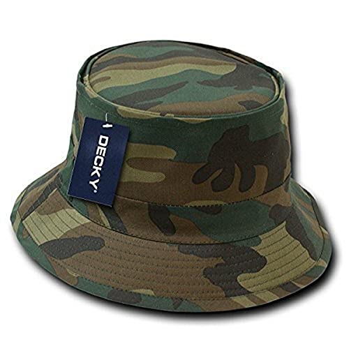 Decky Fisherman's Bucket Hat - color: Woodland, size: Small-Medium