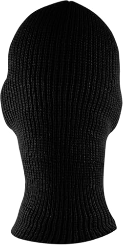 3-Hole Knit Balaclava Ski Mask, Full Face Cover