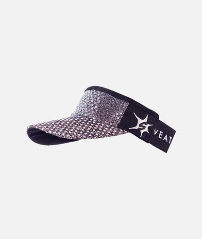 Sparkle Headsweats Running Visor - color: Gunmetal