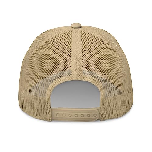 NG Boat Bring Out Ass and Titties Curved Bill Trucker Hat Mid Crown Adjustable Funny Adult Humor Cap - color: Khaki