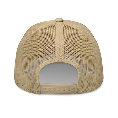 NG Boat Bring Out Ass and Titties Curved Bill Trucker Hat Mid Crown Adjustable Funny Adult Humor Cap - color: Khaki