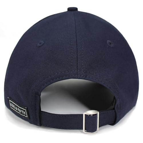 Gym Baseball Hats for Men by King & Fifth, Workout Hat, Low Profile Caps - color: Navy Menswear, size: Large-X-Large