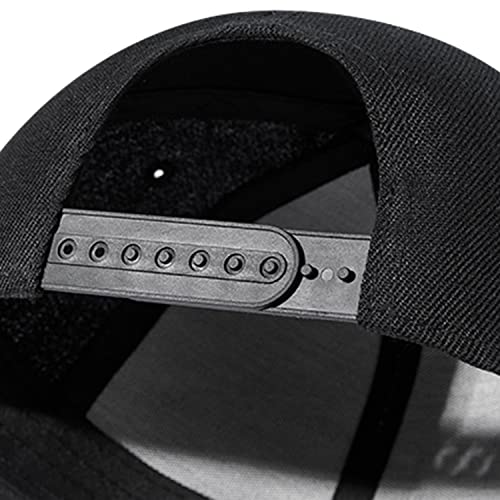 Horror Skull Hat Snapback Hat for Men Women Black Adjustable Classic Adult Baseball Cap Flat Bill Hip Hop Cap - color: Gay Flag