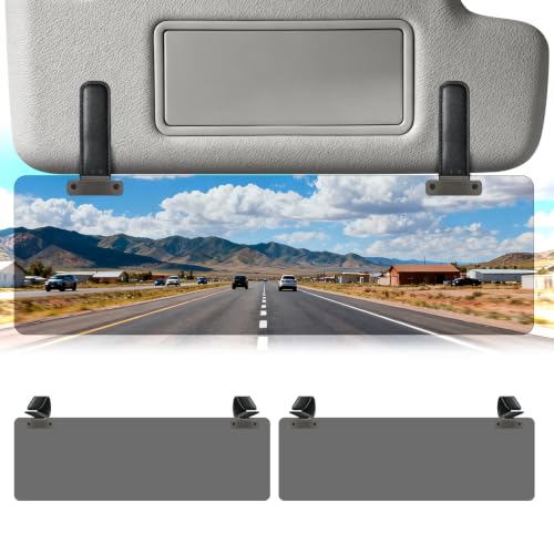 Veharvim Sun Visor Extender for Car, Visor Extender Attachment for Car - color: 2 Pack, size: Small