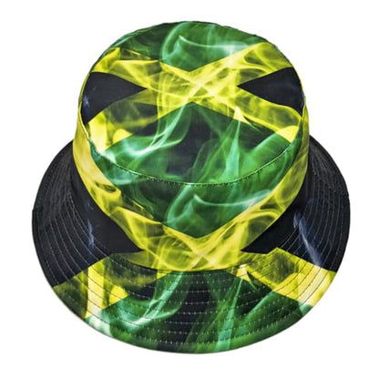 Shark Pattern Bucket Hat for Men Women, Reversible Double-Side-Wear Sun Hat, Packable Beach Fisherman Cap - color: Geometric Graffiti