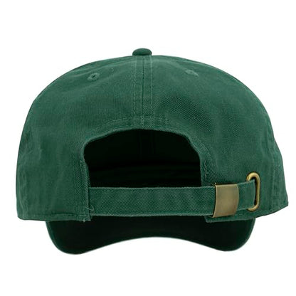 Gelante Baseball Cap Dad Hat 100% Cotton Polo Style Plain Blank Adjustable Size. - color: Dark Green