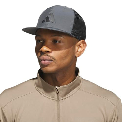 adidas Men's Trucker Hat - color: Grey Six/Black