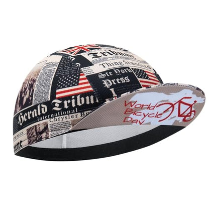 Cycling Cap for Man and Woman-Cycling Hat Under Helmet-Polyester Breathable Sweat Absorbent - color: Cou-16