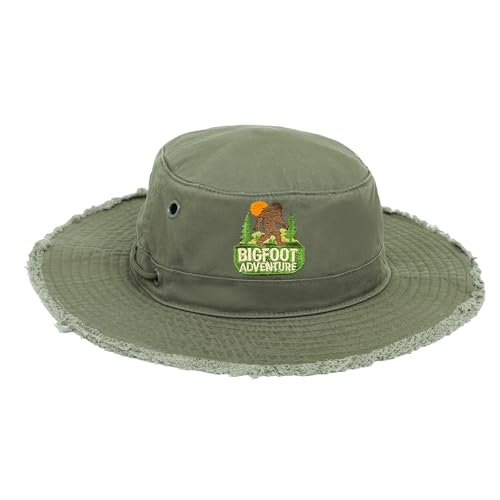 Bucket Hats Sun Hat UV Protection Packable Fishing Hats for Women Lightweight Hiking Hat - color: Bigfoot Adventure