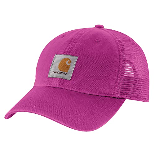 Carhartt Men's Buffalo Sandstone Meshback Cap - color: Magenta Agate