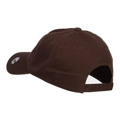 Nissi Unstructured Cotton Twill Washed Cap - color: Brown