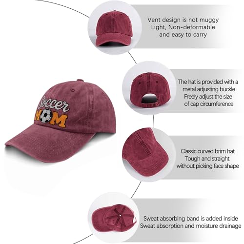 INVULNERABLE Funny Trucker Hat Embroidered Hat Baseball Cap Hats Men Funny Hats Women - color: Soccer