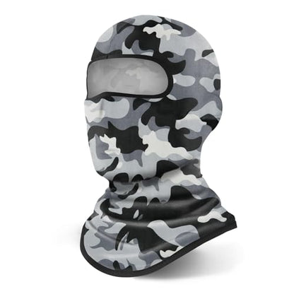 YESLIFE Summer Balaclava Ski Mask for Men&Women, Face Mask - color: Grey