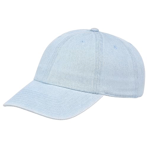 Lids Blank Baseline Dad Adjustable Strapback Hat - color: Denim