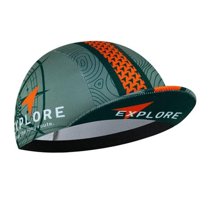 Cycling Cap for Man and Woman Cycling Hat Under Helmet-Polyester Breathable Sweat Absorbent - color: Bplan-20