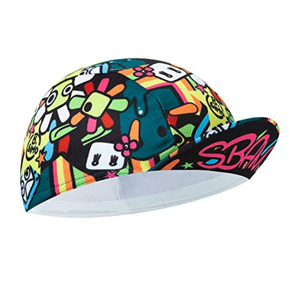 Funny Cycling Cap - Men and Women Cycling Hat-Under Helmet Bike Cap One Size - color: 23maya9