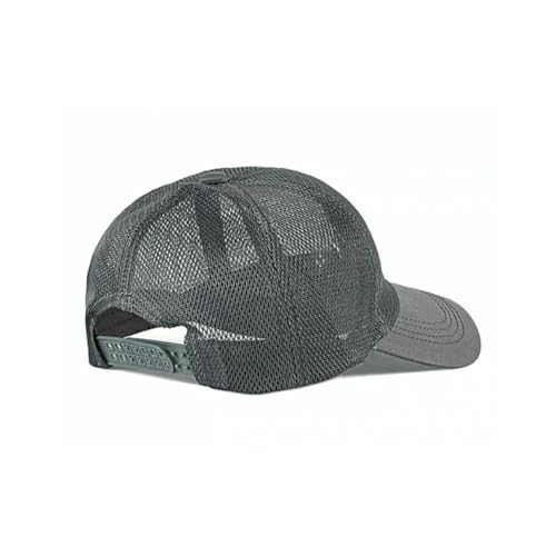 FASHIXD Mesh Baseball Cap for Men Women Summer Breathable Trucker Hats Adjustable Outdoor Sports Running Hats - color: Gray