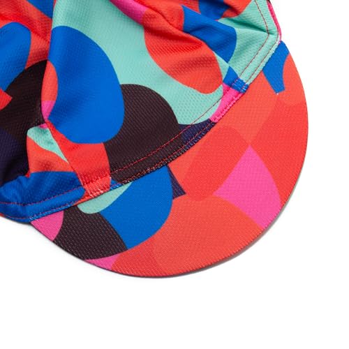 Cycling Cap with Sun Visor, Lightweight Polyester Bike Hat for Men & Women - color: Ck30
