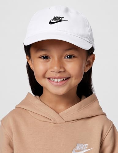 Nike Kids' Club Unstructured Futura Wash Cap - color: White, size: 2-4T
