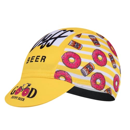 Cycling Cap for Man and Woman Cycling Hat Under Helmet-Polyester Breathable Sweat Absorbent - color: Bee-19
