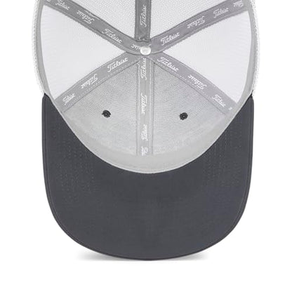 Titleist Men's Tour Performance Mesh Golf Hat - color: Charcoal/White