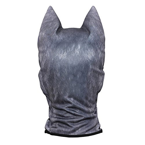 WTACTFUL 3D Animal Ears Balaclava, Breathable Face Mask for Halloween - color: Gray Coyote Meb-10