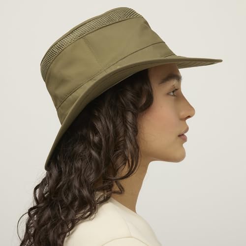 Tilley Womens Ltm5 Airflo Medium Brim Recycled Sun Hat, Olive, 7.75 US - color: Olive, size: 7 3/4