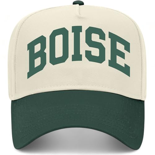 Boise Collegiate Hat - color: Green/Natural