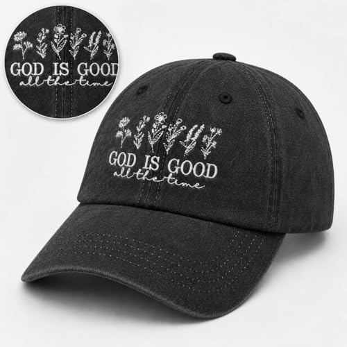 Man of God Husband Dad Embroidered Hat Camping Caps for Women - color: The Way the Truths the Lifes 9