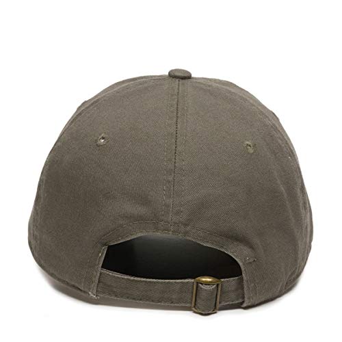 Pigeon Baseball Cap Embroidered Cotton Adjustable Dad Hat - color: Olive