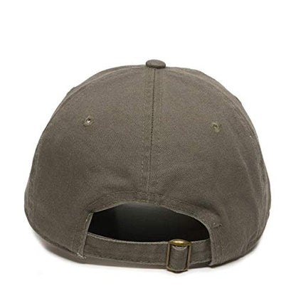 Pigeon Baseball Cap Embroidered Cotton Adjustable Dad Hat - color: Olive