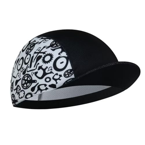 Cycling Cap for Man and Woman Cycling Hat Under Helmet-Polyester Breathable Sweat Absorbent - color: Bplan-12