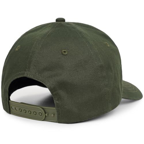 American Flag Baseball Cap for Men Women, Flag Embroidery & Adjustable Fit - color: Dark Green
