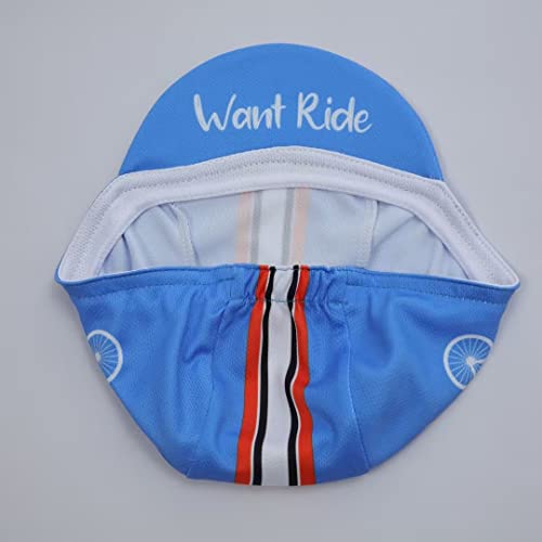 Man's Cycling Cap - Polyester Road Cycling Hat-Under Helmet - Cycling Helmet Liner Breathable&Sweat Uptake - color: Cce