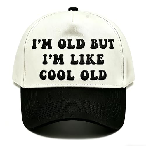 Funny Trucker Hats Embroidered Vintage Snapback Hat for Women Put It On My Husband's Tab Hats Gag Gifts Baseball Cap Red - color: I'm Black