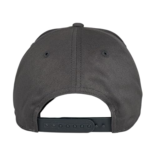 E BY ELIDAN A-Frame Trucker Hat, 5-Panel Blank Snapback - color: Charcoal + White Rope