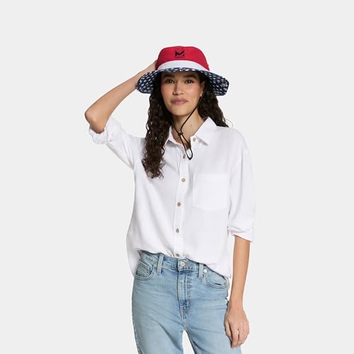 MISSION Cooling Bucket Hat - Unisex Wide-Brim Hat for Men & Women - Lightweight, Foldable & Durable - Cools Up to 2 Hours - color: Stars & Stripes