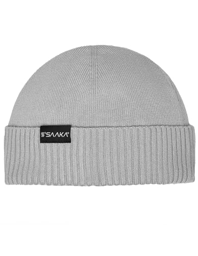 Bamboo Lightweight Beanie for Men & Women. Soft Athletic Winter Hat. Ideal Beanie for Sports. Keeps You Warm & Comfortable - color: Grey