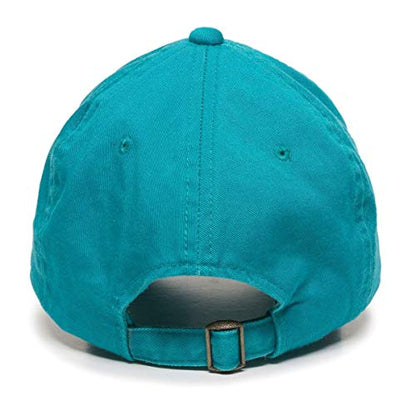 Pigeon Baseball Cap Embroidered Cotton Adjustable Dad Hat - color: Teal