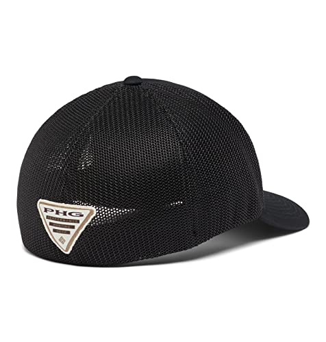 Columbia Unisex PHG Game Flag Mesh Ball Cap - color: Black, size: XX-Large
