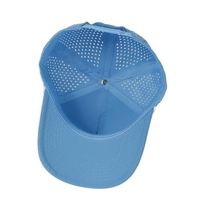 HH HOFNEN Quick Dry Baseball Cap Snapback Golf Trucker Hat for Men Women - color: #4 Blue+navy+darkgray+gray