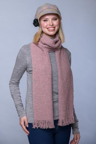 Newsboy Hat for Women's Cap 8 Panel Wool Made in Ireland - color: Yellow, Pink, Gray