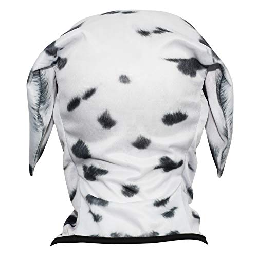 WTACTFUL 3D Animal Ears Balaclava, Breathable Face Mask for Halloween - color: Dalmatian Mss-02