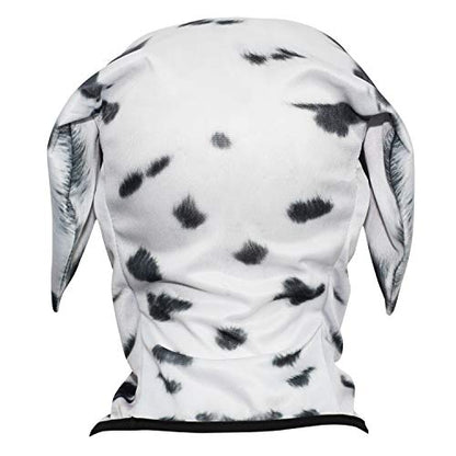 WTACTFUL 3D Animal Ears Balaclava, Breathable Face Mask for Halloween - color: Dalmatian Mss-02